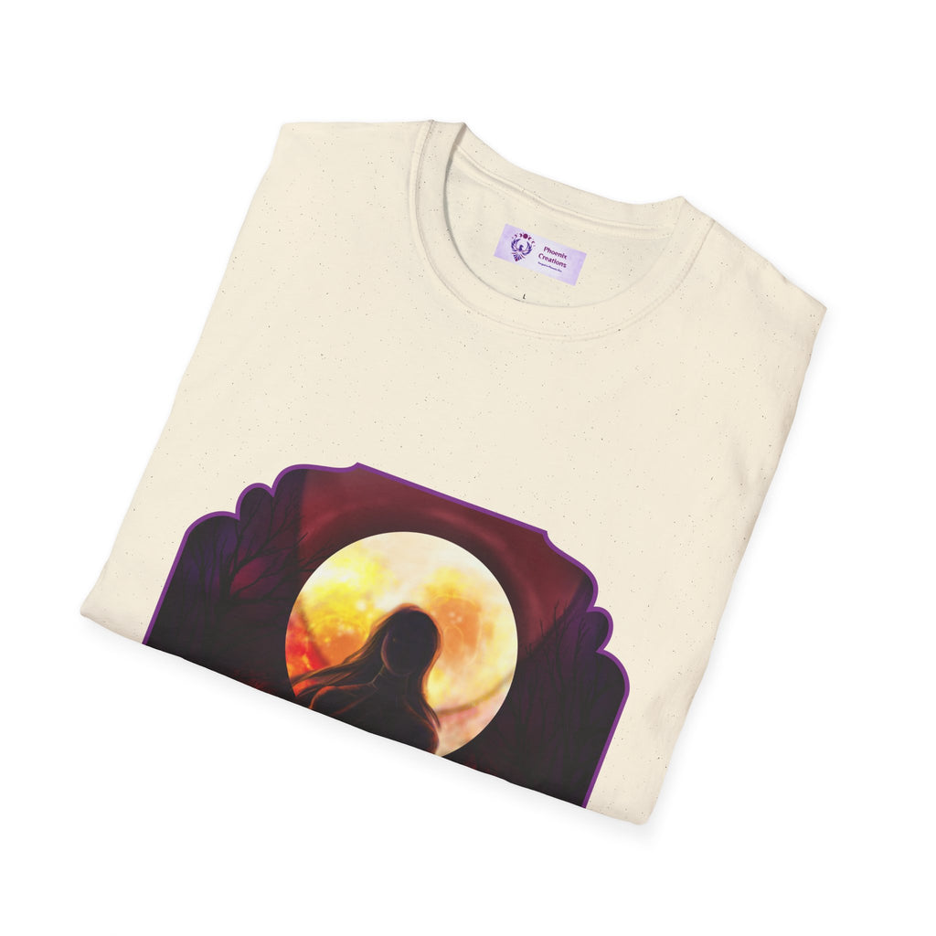 Mystical Sunset Unisex T-Shirt | Comfortable Casual Wear, Gifts for Nature Lovers, Summer Vibes, Relaxing Apparel, Eco-Friendly Fashion