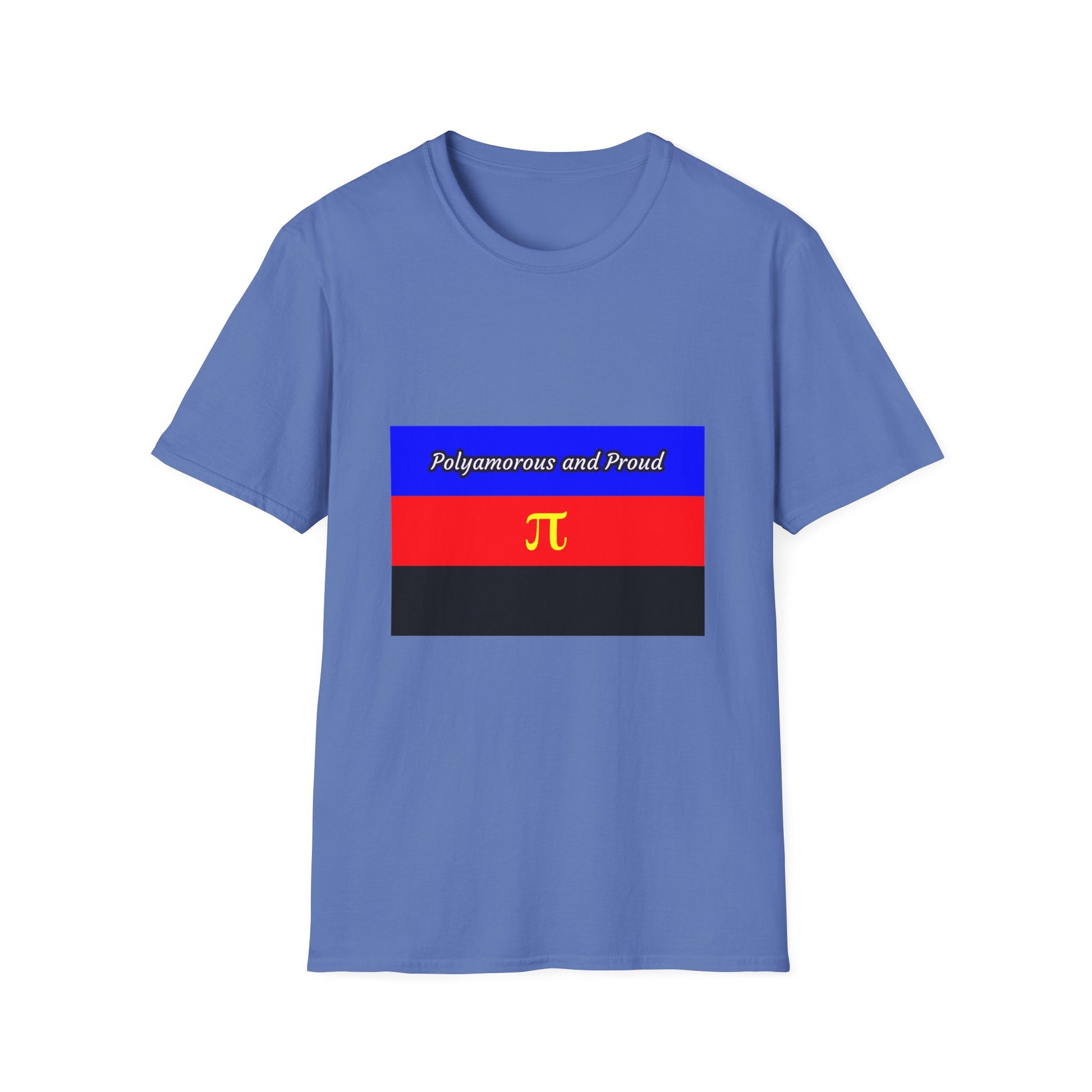 Polyamorous Pride T-Shirt, Unisex Tee for LGBTQ+, Casual Wear, Friendship Gift, Pride Month Apparel, Festival Shirt
