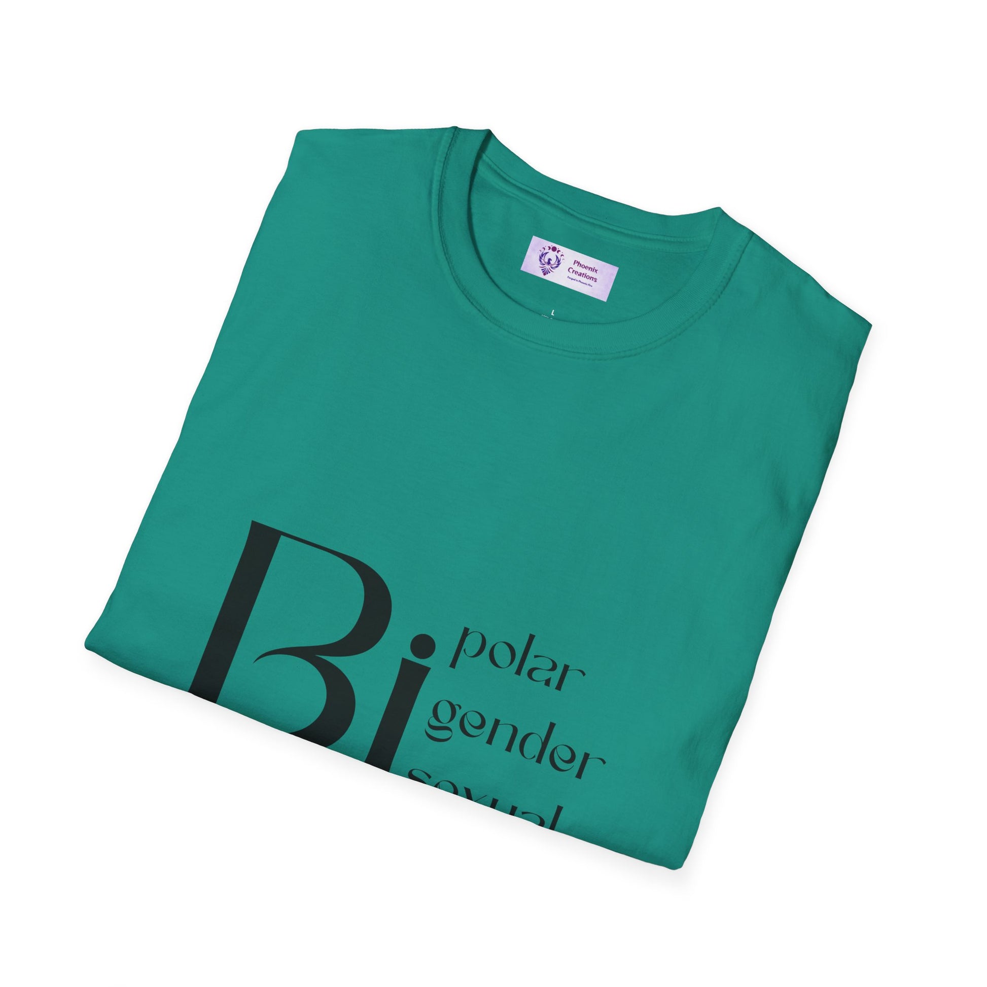 Bi Pride Unisex T-Shirt | Gender Neutral Apparel, LGBTQ+ Support, Everyday Wear, Pride Month, Gift Idea