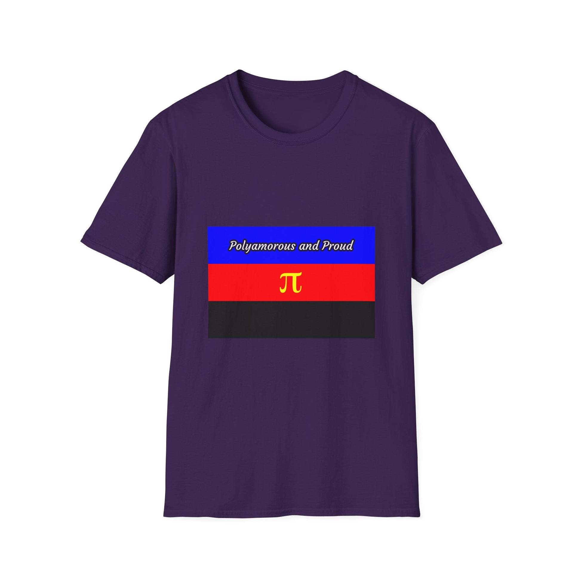 Polyamorous Pride T-Shirt, Unisex Tee for LGBTQ+, Casual Wear, Friendship Gift, Pride Month Apparel, Festival Shirt