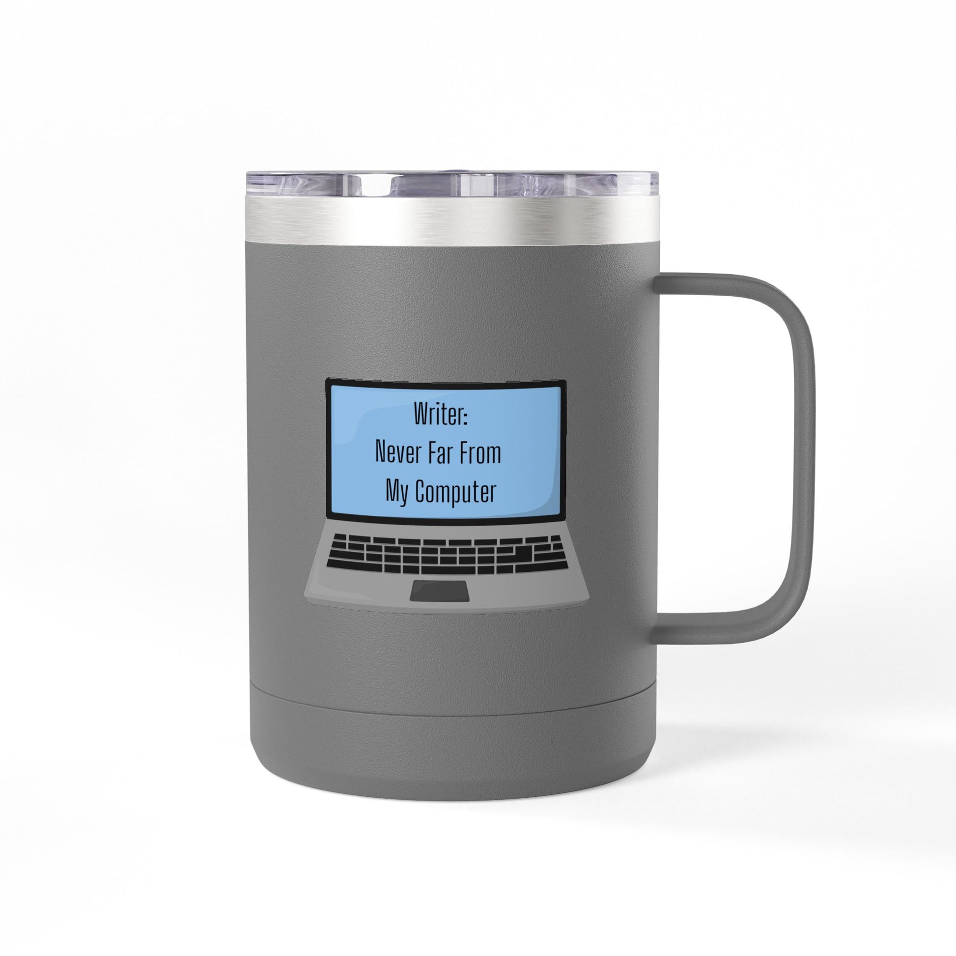 Writer's Coffee Mug Tumbler, 15oz - Perfect Gift for Writers, Creative Professionals, Work From Home, and Gifts for Authors