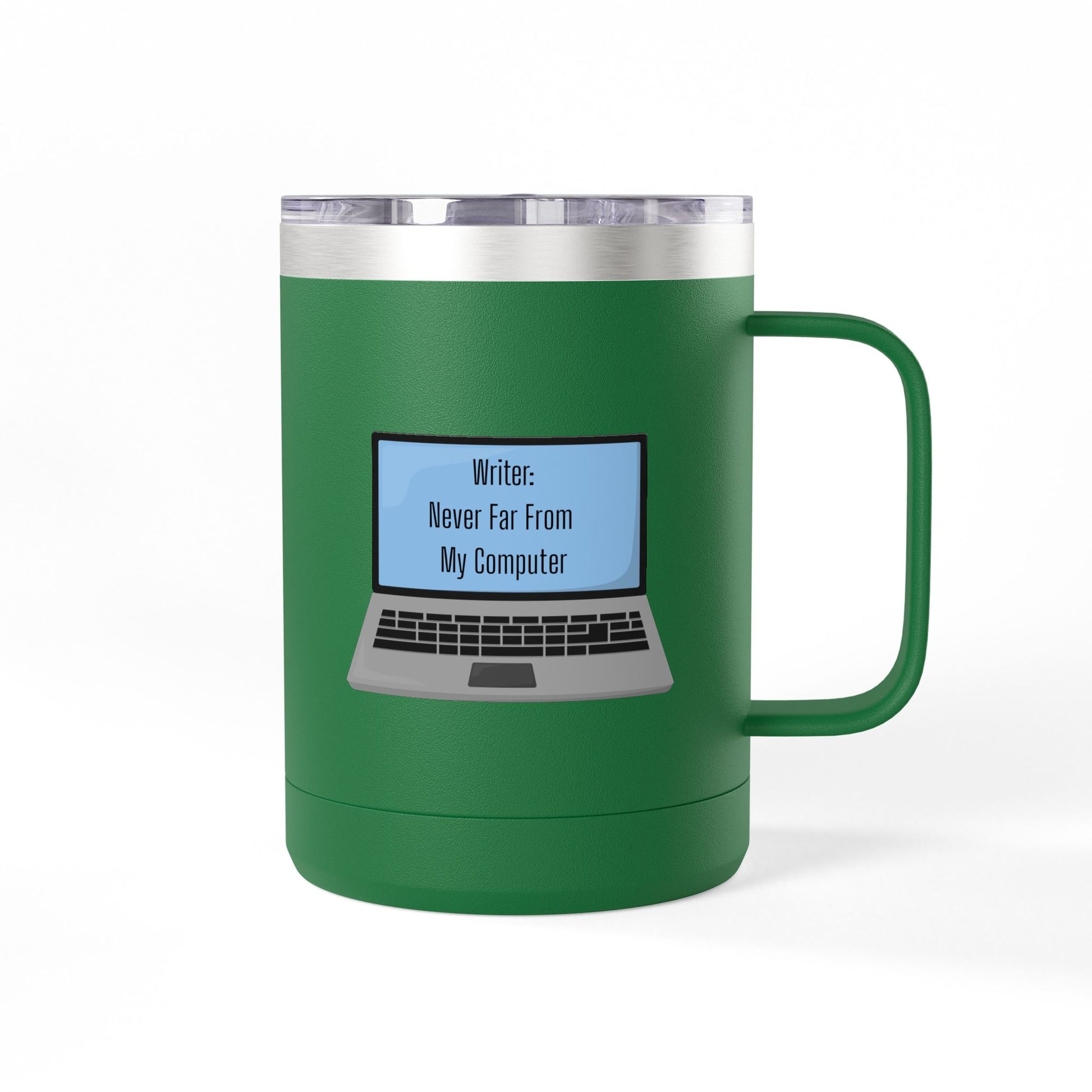 Writer's Coffee Mug Tumbler, 15oz - Perfect Gift for Writers, Creative Professionals, Work From Home, and Gifts for Authors