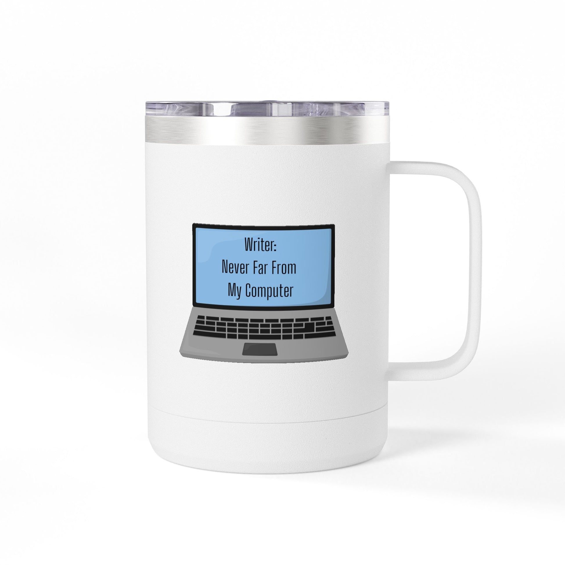 Writer's Coffee Mug Tumbler, 15oz - Perfect Gift for Writers, Creative Professionals, Work From Home, and Gifts for Authors