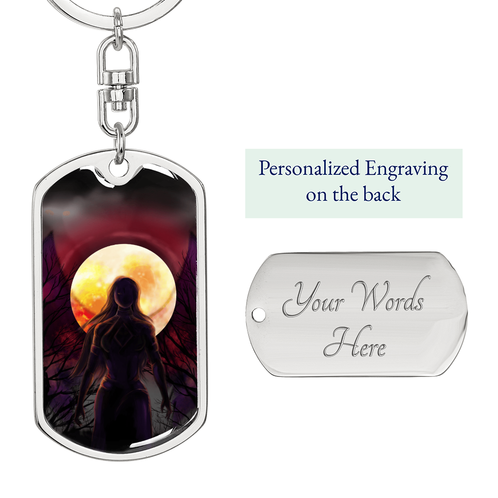 Dark and the Sword Keychain