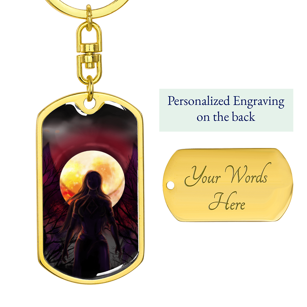 Dark and the Sword Keychain