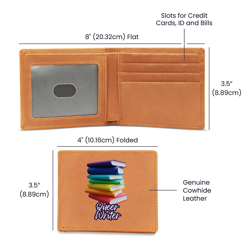 Queer Writer Leather Wallet