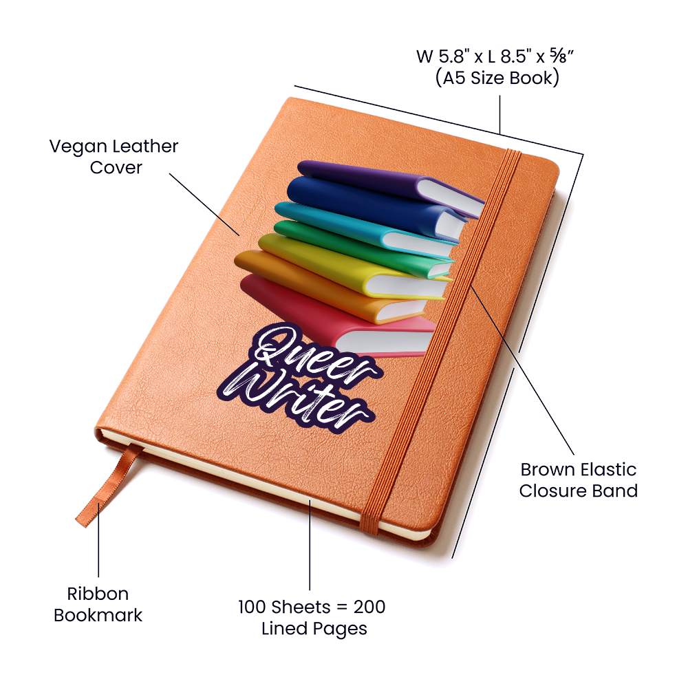 Queer Writer Leather Journal