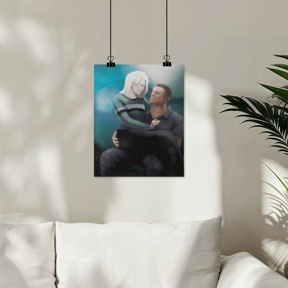 Devan and Carmine Gloss Poster