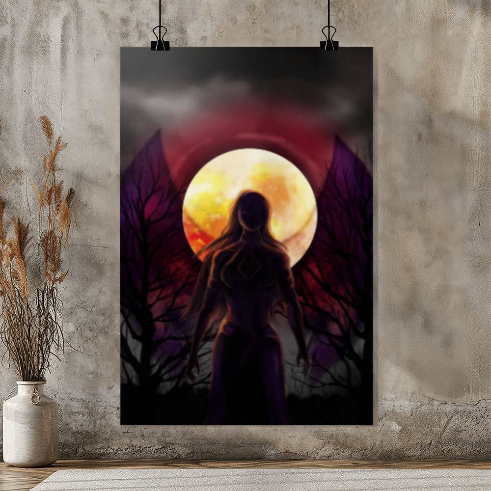 Dark and the Sword Cover Art Poster
